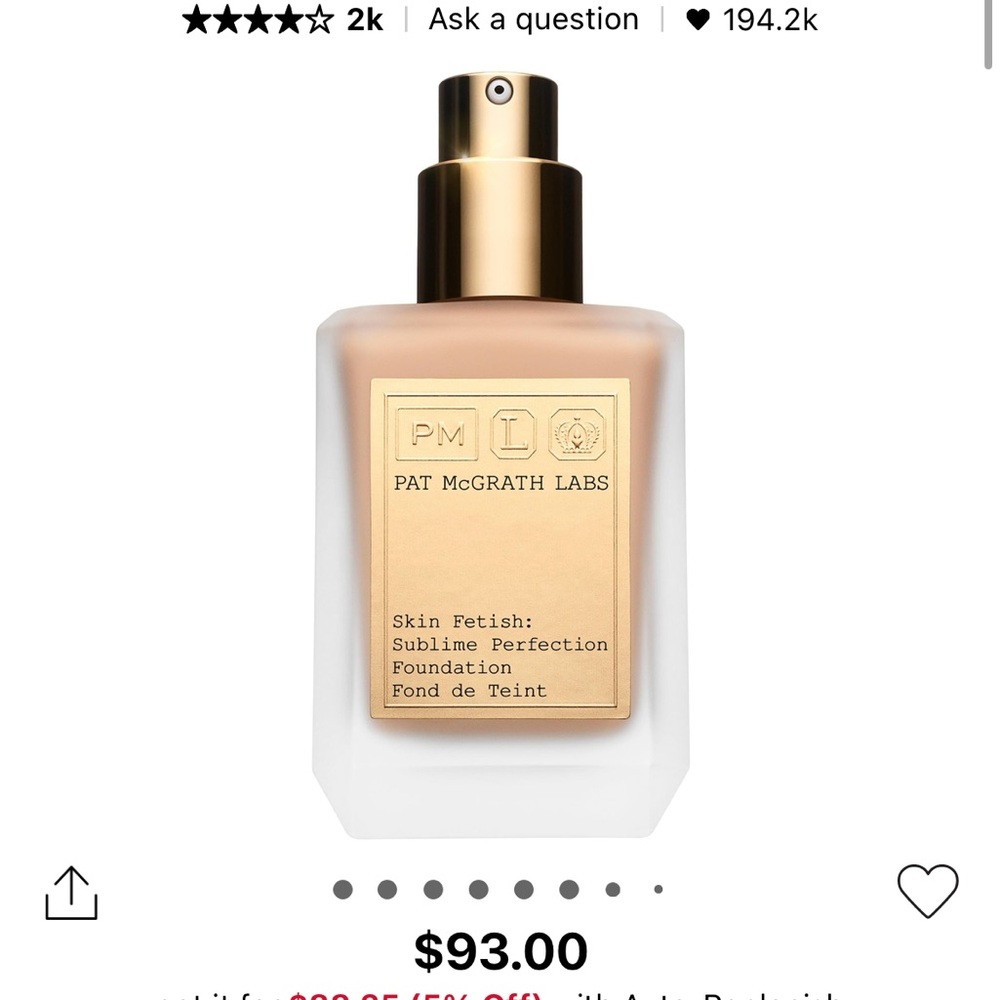 Pat McGrath Sublime Skin Fetish Foundation 11